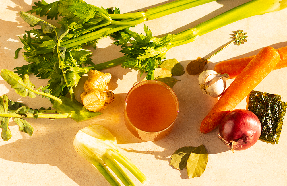 Winter Weekend Veggie Broth Recipe with Reishi Mushroom