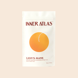 Inner Atlas Lion's Mane Medicinal Mushroom | Adaptogens Inner Atlas | medicinal mushrooms | reishi mushroom | chaga mushroom | turkey tail mushroom | lions mane australia | medicinal mushrooms australia